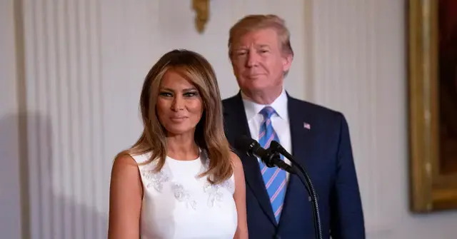 donald trump joked wouldnt be single long if melania left him affairpp