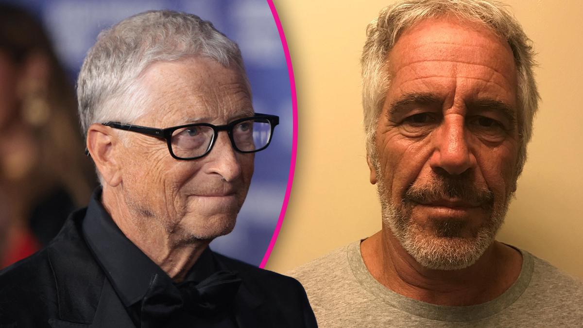 Composite photo of Jeffrey Epstein and Bill Gates.