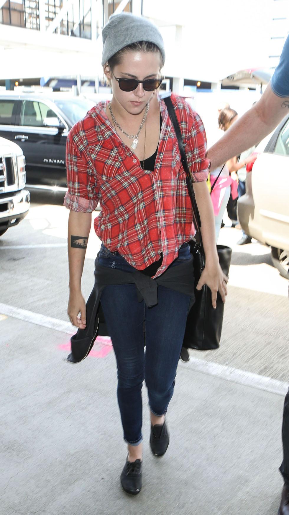 Kristen Stewart seen at LAX Airport