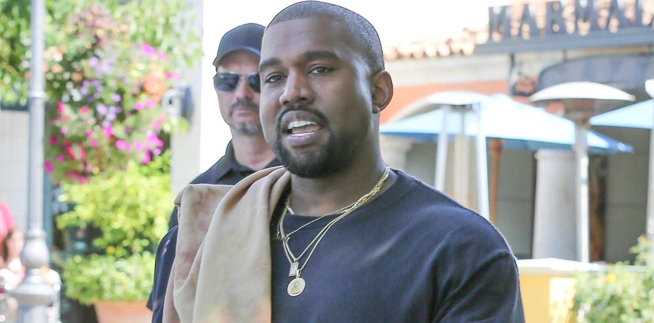 *EXCLUSIVE* Kanye West enjoys lunch at Sugar Fish in Calabasas