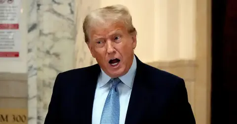 donald trump yells at judge to leave my children alone