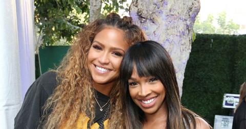 Malika Haqq And Cassie At An Event Pregnant Baby Shower
