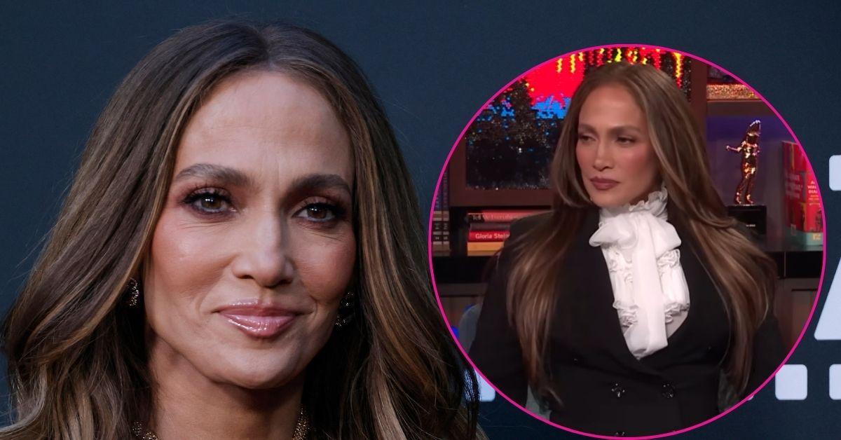 split photo of Jennifer Lopez