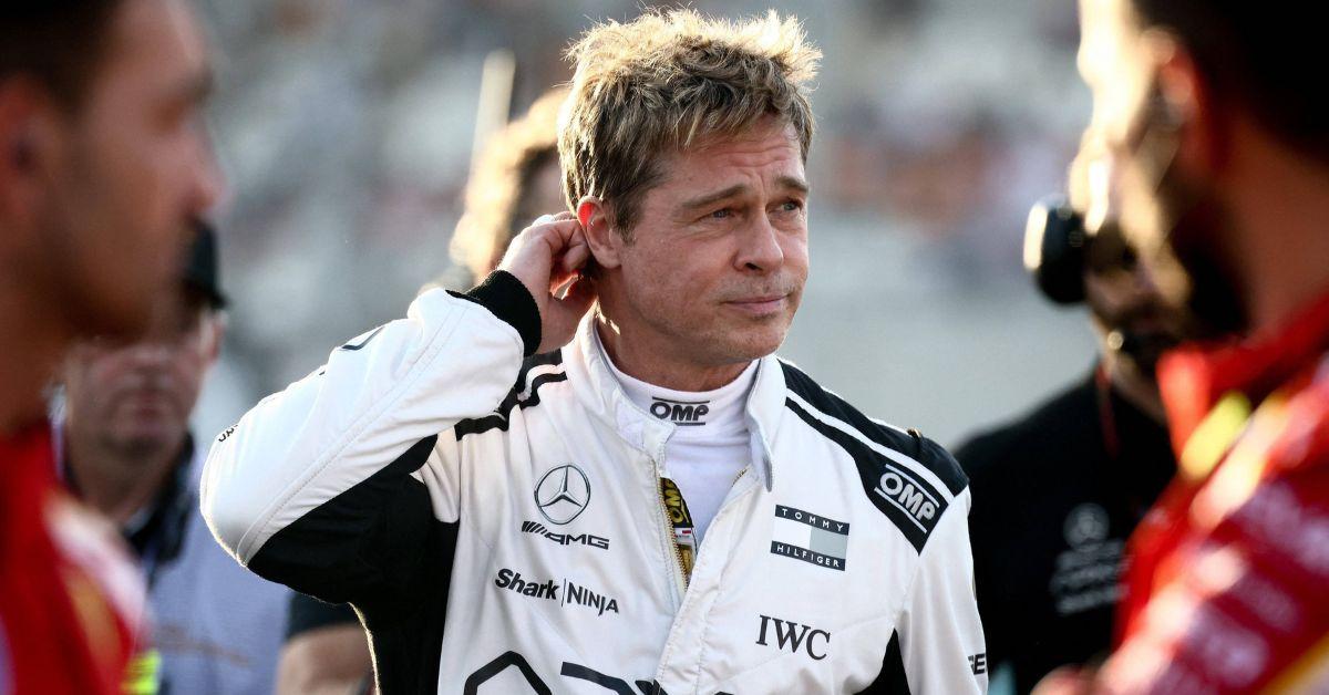 image of Brad Pitt and Damson Idris completed months of professional driving training to prepare for their racing roles.