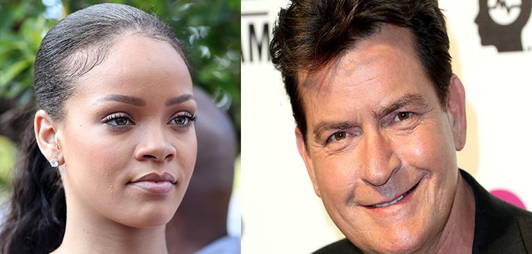 Rihanna charlie sheen fued feature