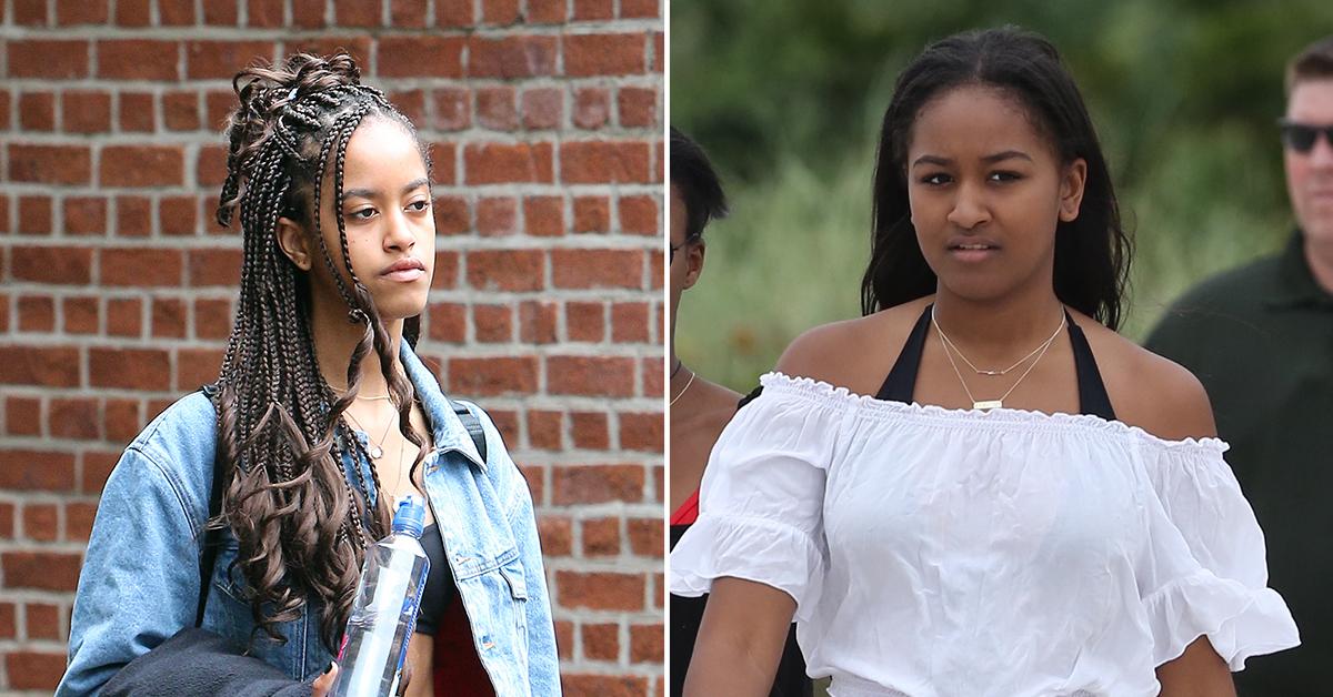 obama daughters at school