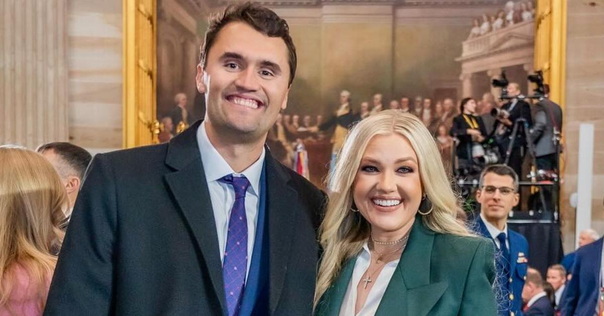 Image of Charlie Kirk's wife, Erika, broke silence just two days after her husband was assassinated.