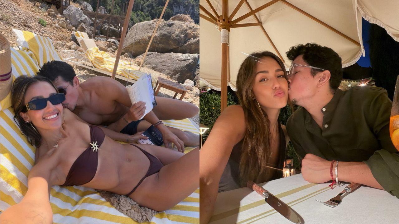 Split images of Jessica Alba and Danny Ramirez. 