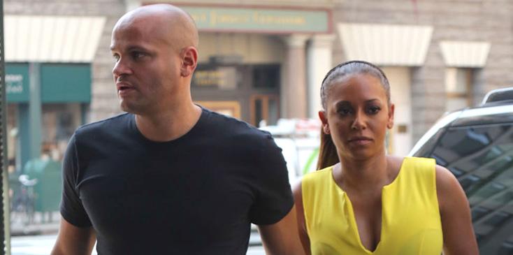 Mel B &amp; Stephen Belafonte Returning To Their Hotel