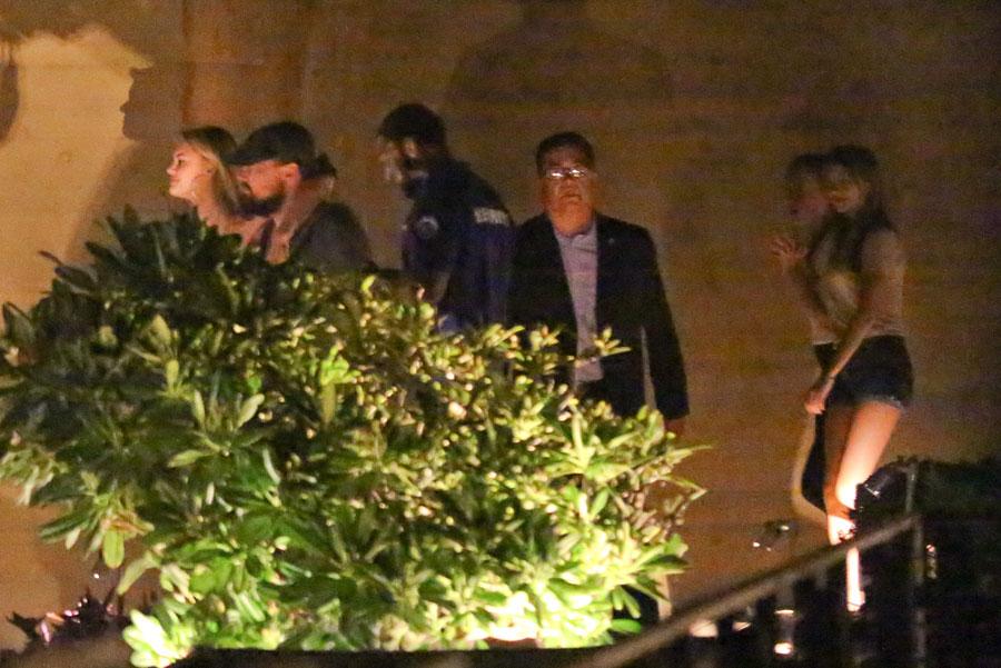 Leonardo DiCaprio parties at Nikki Beach St. Barth as his girlfriend Kelly  Rohrbach is in Connecticut