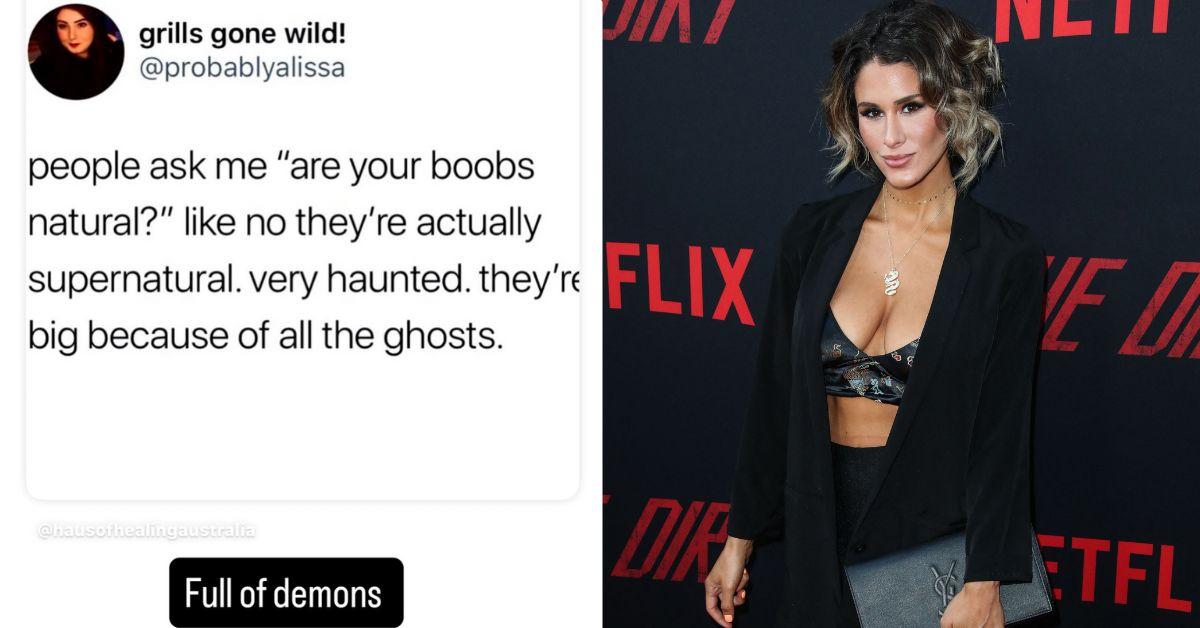Photo of Brittany Furlan subtly addressed plastic surgery speculation with a joke.