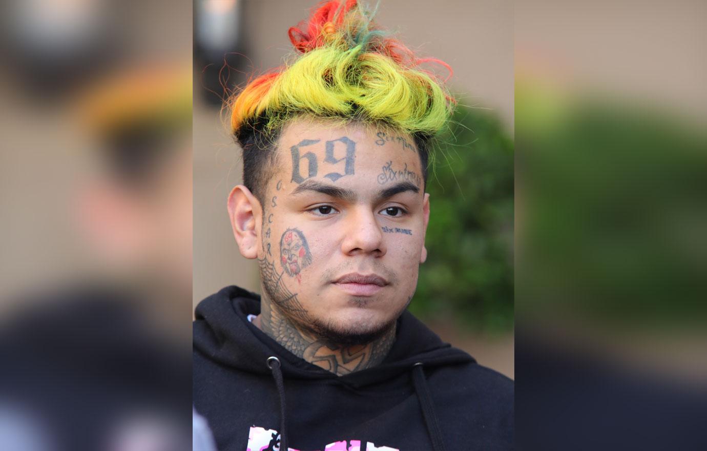 Tekashi69's Girlfriend Jade Gets Tattoo of His Face