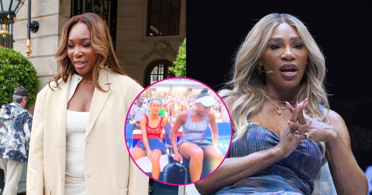 Composite Photos of Serena Williams, Venus Williams and Laylah Fernandez