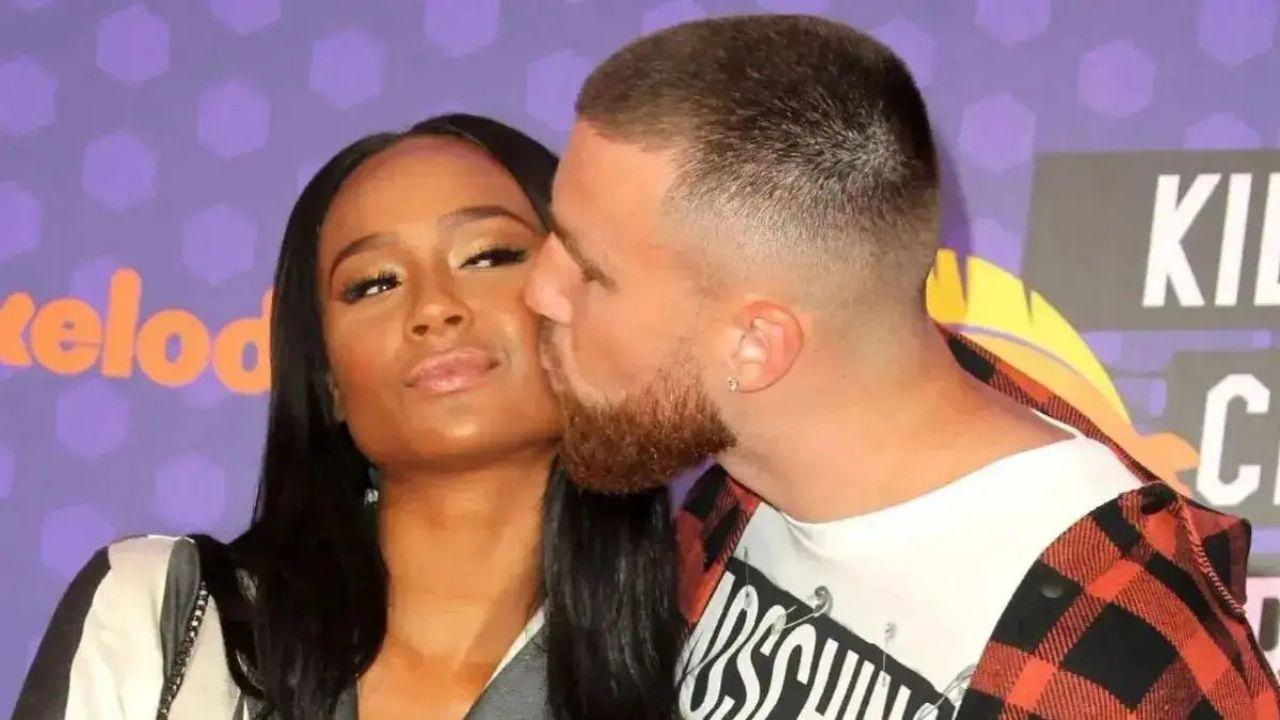 Photo of Travis Kelce and Kayla Nicole split for good in May 2022.