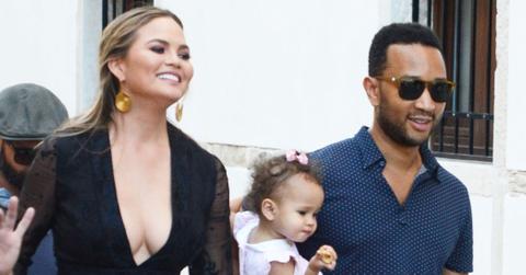 Chrissy Teigen John Legend Luna Venice Photos Long