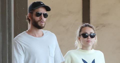 *EXCLUSIVE* Liam Hemsworth and Miley Cyrus look smitten as they enjoy their Saturday together hand in hand