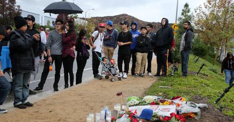Fans gather at the spot where Paul Walker died in a fiery crash one year ago today in Santa Clarita