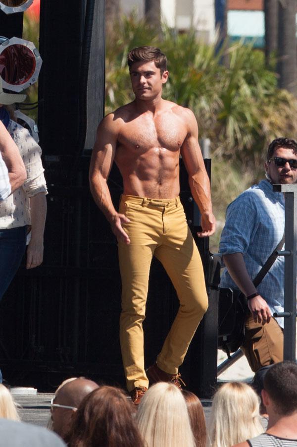 Zac Efron in His Underwear on the Set of Dirty Grandpa