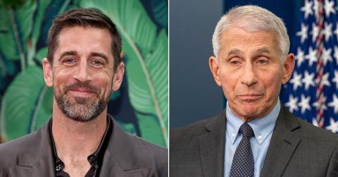 aaron rodgers takes bizarre dig at anthony fauci