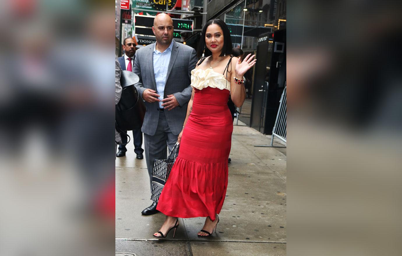 Ayesha Curry Looks Sensational In A Red Dress