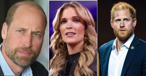 Composite photo of Prince William, Megyn Kelly and Prince Harry