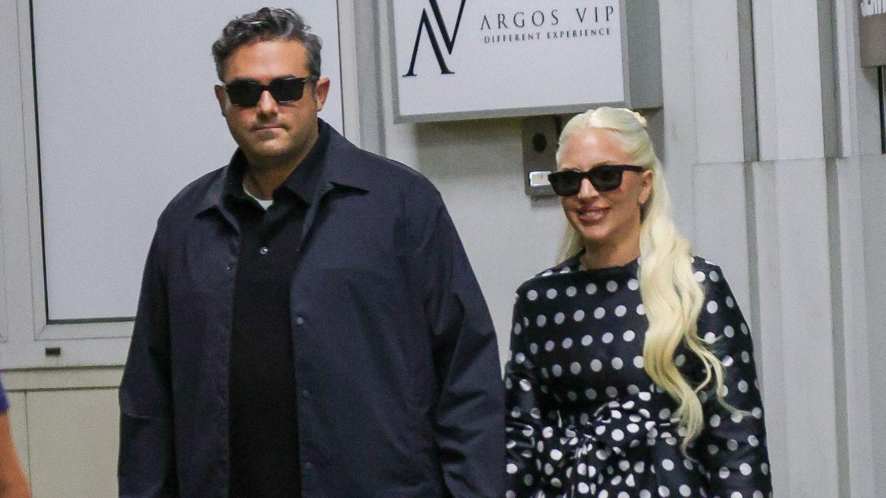 Image of Lady Gaga and Michael Polansky. 
