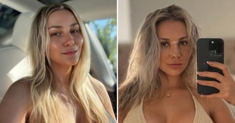 Two photos of Courtney Stodden