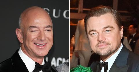jeff bezos jokingly threatens leonardo dicaprio following cringe worthy video lauren sanchez ok