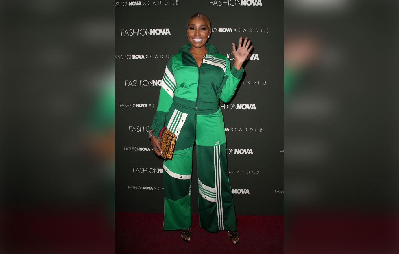 NeNe Leakes In Green Jumpsuit On Red Carpet