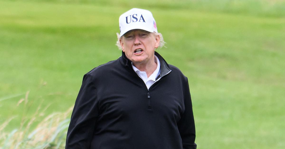 Image of Donald Trump has been criticized for golfing frequently throughout his presidency.