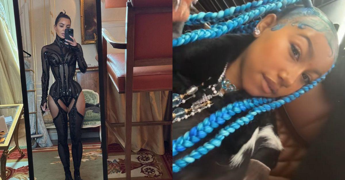 Composite Photos of Kim Kardashian and North West