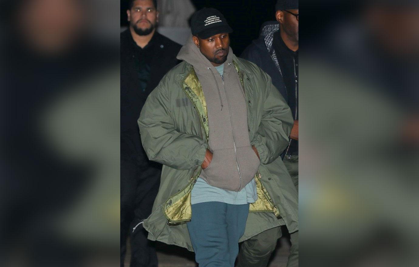 Kanye West grabs a bite at Nobu