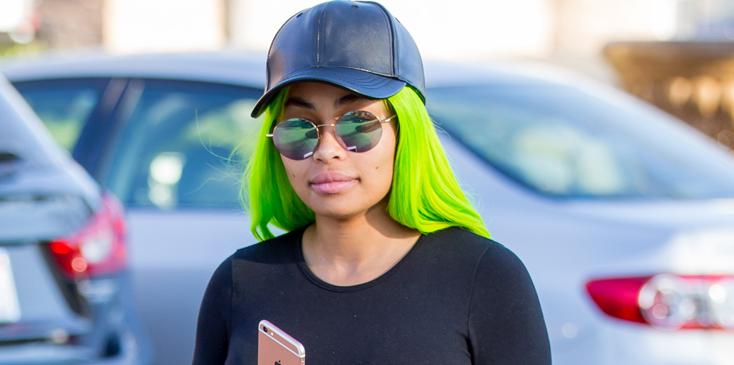 Blac chyna green hair