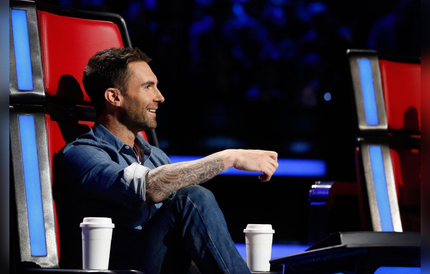 Adam levine blake shelton fight dad the voice 7