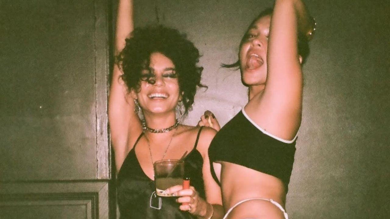 Image of Stella and Vanessa Hudgens have maintained a close sisterly bond and previously teamed up to pose together for an Aerie campaign.