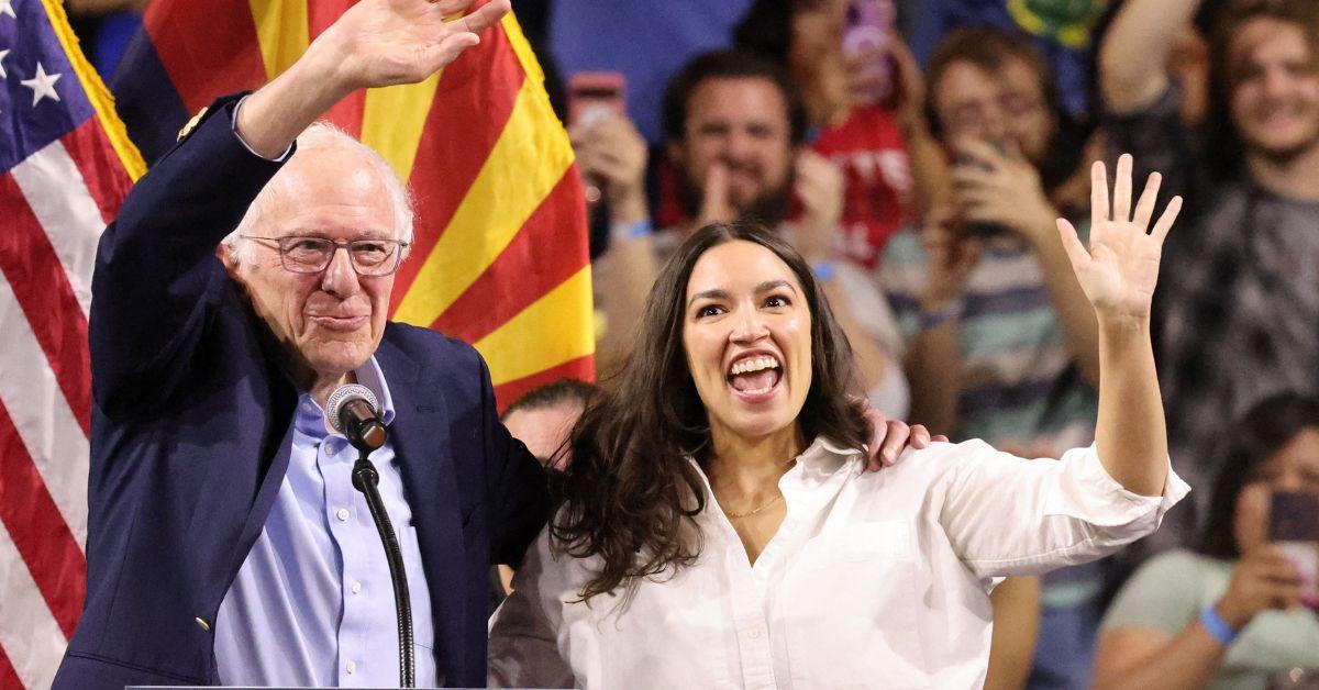 image of Bernie Sanders gave an emotional speech at a recent 'No Kings' rally.