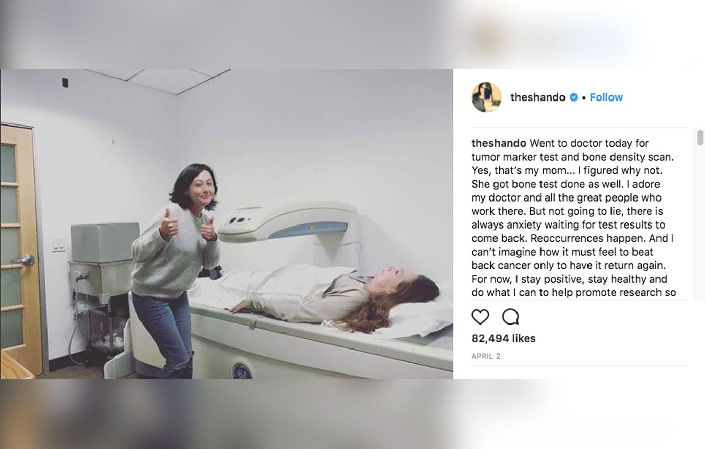 Shannen doherty health update hospital photo 4