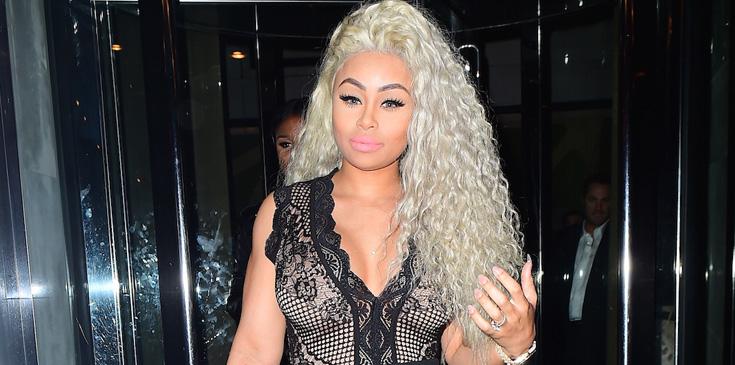 Blac Chyna Shows Off Her Bump in See Through Jumper for Strip Club Appearance