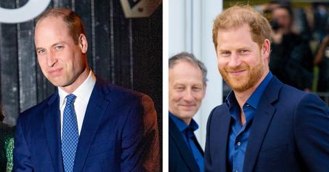 Composite photo of Prince William and Prince Harry.
