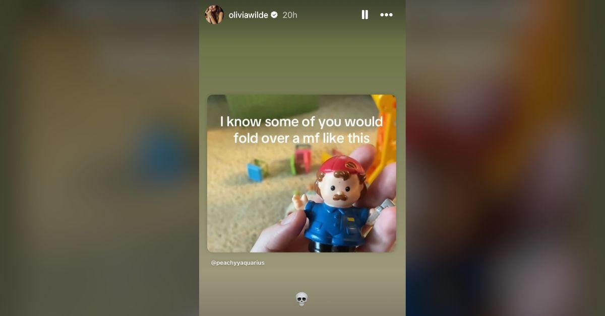 Image of Olivia Wilde's recent Instagram Story repost is going viral for its alleged reference to her exes.