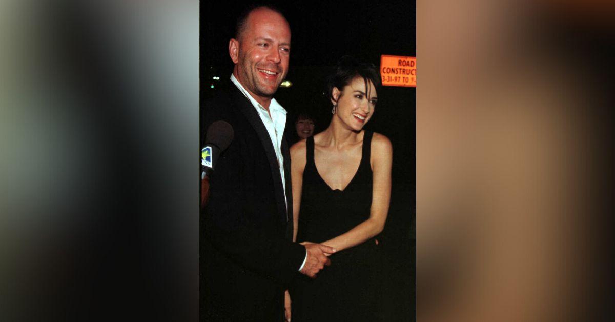 Image of Demi Moore was previously married to Bruce Willis.