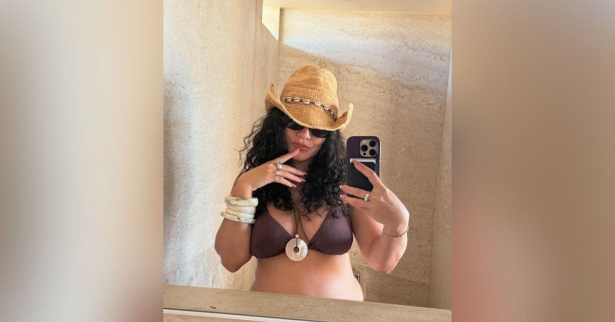 photo of Vanessa Hudgens pregnant with her second child