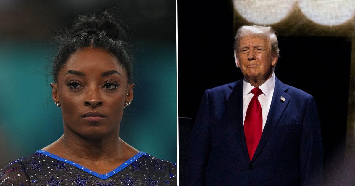 simone biles donald trump shade