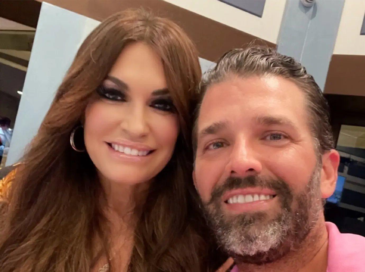 donald trump jr kimberly guilfoyle breakup speculation writer claims moved on