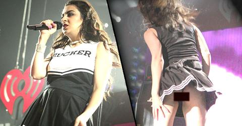 Charli XCX Flashes Bare Butt