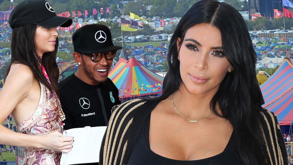 Kim kardashian setting up kendall jenner with lewis hamilton