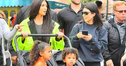Kim kourtney kardashian kids disneyland main