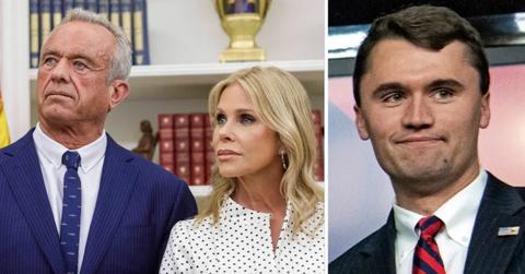 Photo of Robert F. Kennedy Jr, Cheryl Hines and Charlie Krik