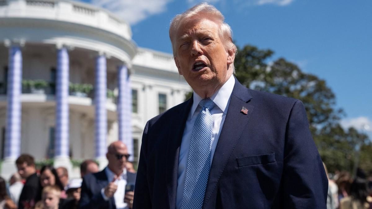 Image of Donald Trump was slammed over his 'attacks' against the pope.