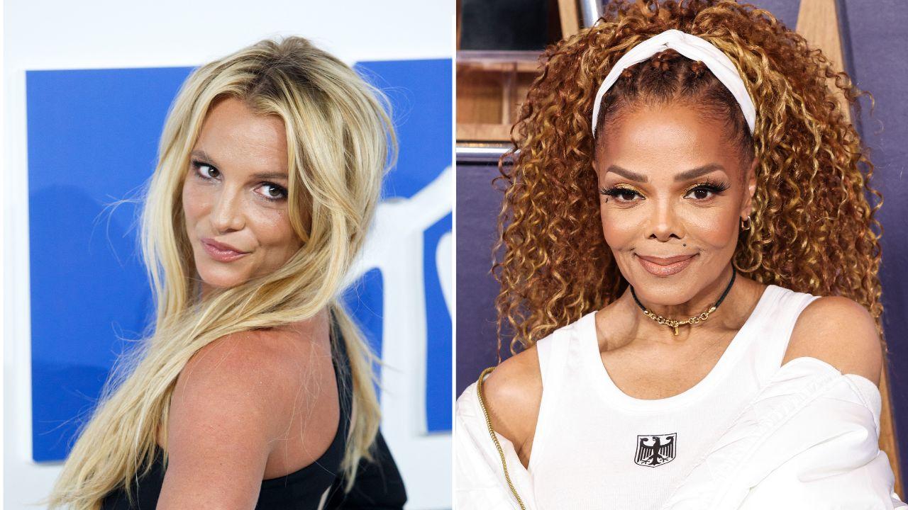 Split image of Britney Spears and Janet Jackson